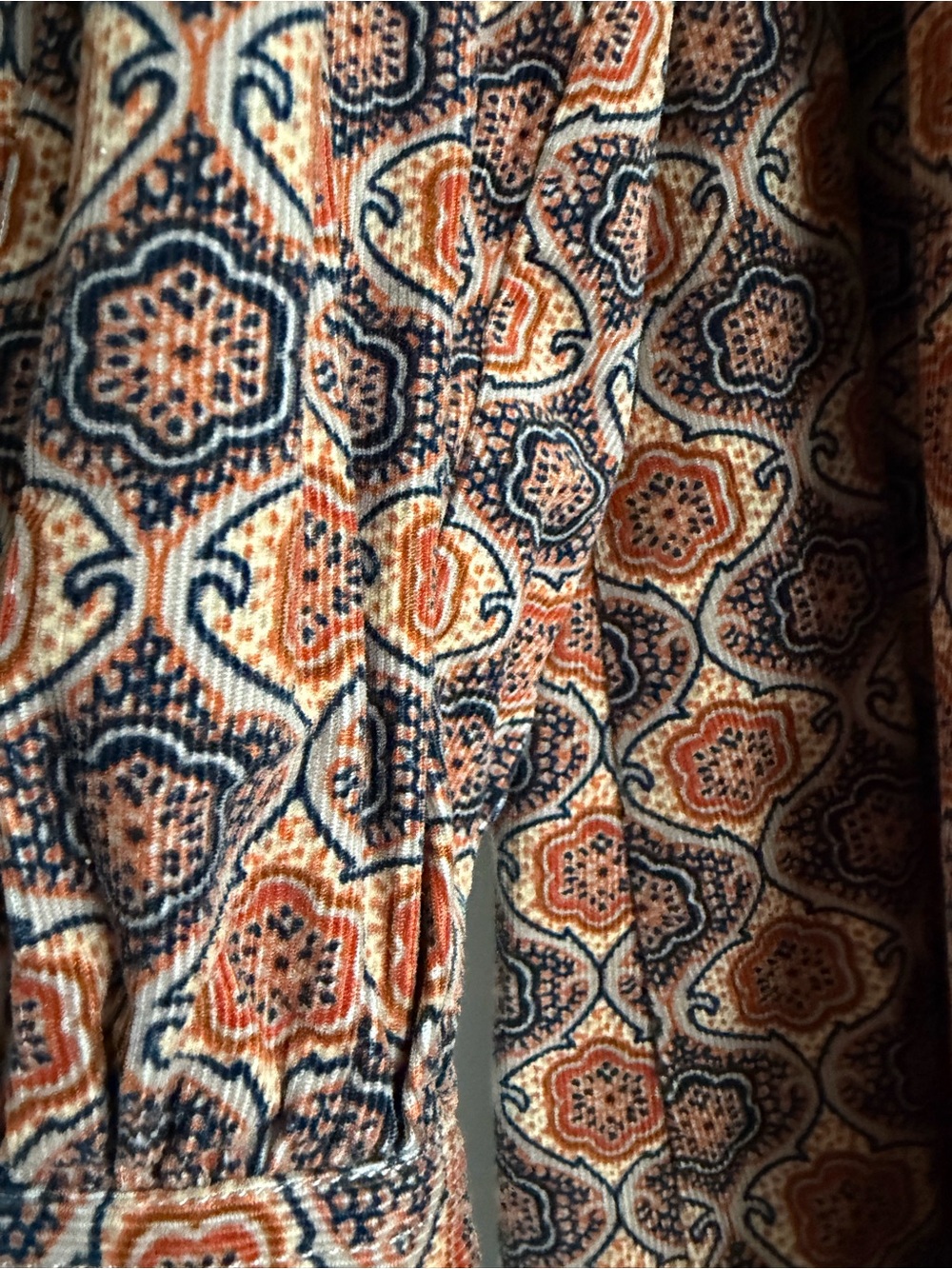 Banana Republic Solari Corduroy Mini Dress in the Beachwood print, size XS. - Picture 5 of 7
